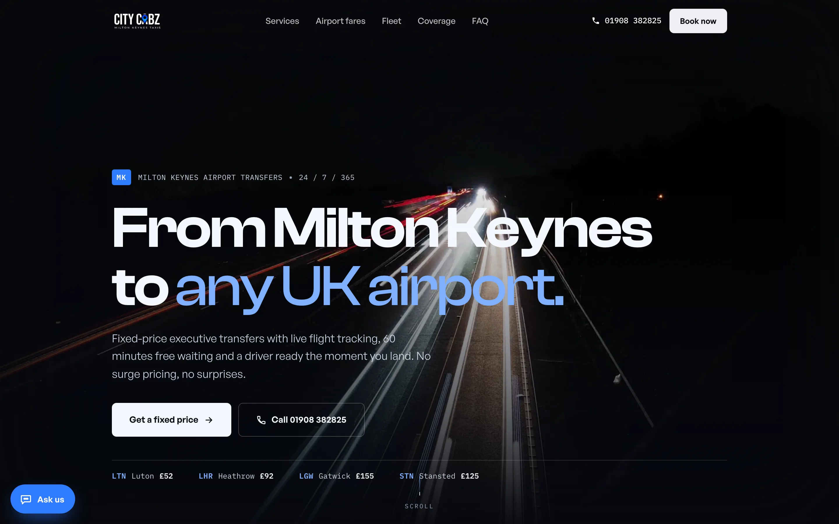 City Cabz homepage